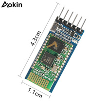 Módulo de transmisión de serie Bluetooth integrado HC05 HC-05, 6 pines, JY-MCU, antirinversión, maestro-esclavo, 100 Uds. 2024 - compra barato