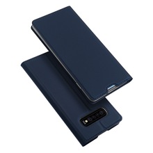 Магнитный кожаный чехол-книжка для Samsung Galaxy S10 S9 S8 Plus S7 Edge Note 8 9 A7 A9 2018 J4 J6 J8 A8 A6 A5 A3 J3 J5 J7 2017 2024 - купить недорого