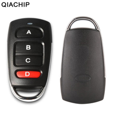 QIACHIP 433mhz DC 12V 4 Button Learning RF Transmitter Remote Control Switch For Gate Garage Door Security Alarm Key Fob Car 2024 - buy cheap