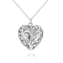 Silver Plated Jewelry Silver Plated Necklace For Women Unisex Necklace Mme collier Classic jewelry 2024 - buy cheap