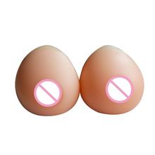 1pair 1000g Breast Protheses Silicone Fake Artificial Boobs Breast Forms Crossdressing D Cup For Drag Queen Shemale Crossdresser 2024 - buy cheap