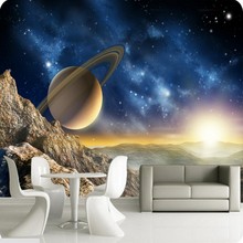 Beibehang Large space cosmos 3d personalized custom mural bedroom living room sofa TV background wallpaper  3D wallpaper 2024 - buy cheap