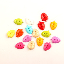 100Pcs Mixed Acrylic Strawberry Sewing Buttons For Clothes Scrapbooking Decorative Needlework Botone Handicraft DIY Accessories 2024 - buy cheap