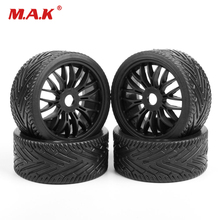 RC 4Pcs/Set Tires&Wheel Rim17mm Hex fit 1:8 Scale HPI HSP Buggy Car Model Parts Accessories 2024 - buy cheap