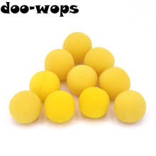 Bola de esponja amarilla suave para trucos de Magia, juguetes clásicos de Magia de 3,5 cm, 10 Uds. 2024 - compra barato