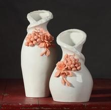 design ceramic Pinch flower creative contracted flower vase pot home decor craft room decoration handicraft porcelain figurine 2024 - buy cheap