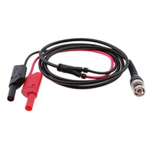 BNC Q9 To Dual 4mm Stackable Shrouded Banana Plug Test Leads Probe Cable 2024 - buy cheap