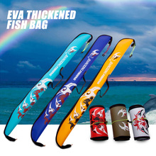Bolsa de EVA para caña de pescar, bolsa de mano portátil, plegable, diseño interno especial, resistente al agua, XA88G, novedad 2024 - compra barato