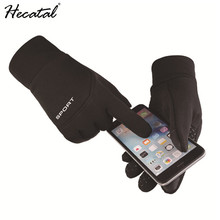 Outdoor Riding Hiking Gloves Tounch Screen Waterproof Non-slip Gloves Winter Warm Sports Gloves Mittens for Men Women 2024 - buy cheap