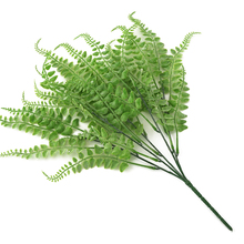 44 см сад 5 вилок искусственная папоротник трава зеленое растение моделирование персидские листья настенные растения для дома Свадебные украшения 2024 - купить недорого