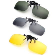 Clip On Sunglasses Driving Night Vision Lens Sun Glasses Male Anti-UVA  For Men Women With Case & Glasses Cloth 2024 - buy cheap