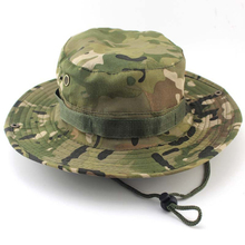 Chapéu camuflado masculino multicamadas boonie, chapéu de pescador, tático exército, esportivo, caça, caminhadas ao ar livre, pesca 2024 - compre barato