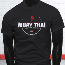 Camiseta de algodão muay thai mma fighter, camiseta de alta qualidade masculina preta de treino de luta, recém-chegado, 2019 2024 - compre barato