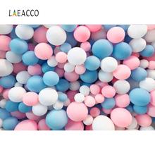 Laeacco-cenários de aniversário com balões coloridos, para festa de casamento, cerimônia para bebês, fotografia, planos de fundo, fotochamada, estúdio de fotos 2024 - compre barato