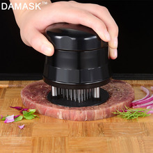 Мясной нож DAMASK, нож из нержавеющей стали для мяса, Beaf, стейк, Tenderizer с 56 лезвиями, профессиональные кухонные инструменты 2024 - купить недорого