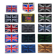 Bandeira britânica 3d bordada braçadeira militar tática soldado americano logotipo motivação roupa mochila chapéu decoração remendo 2024 - compre barato