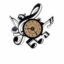 Musical Themes Wall Clock Vintage Retro Vinyl Musical Themes CD Record Clock Large 3D Home Decor Watch Living Room Wall Clock 2024 - buy cheap