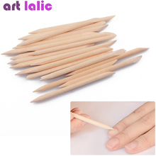 50 Pcs Nail Art Orange Wood Stick Cuticle Pusher Remover Sticks Double Ended Dead Skin Removal Manicure care Tool 2024 - buy cheap