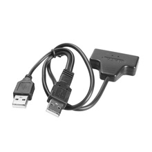 USB 2.0 to SATA 7+15 Pin 22Pin Adapter Cable for 2.5 Inch SATA Hard Drive  @JH 2024 - buy cheap