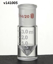 V141005 Conical Reaction Vial, 14/20, Graduated, Jiont:14/20, Capacity:5ml 2024 - buy cheap