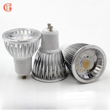 3W 5W 7W Dimmable Gu10  LED Spotlight Dimmable Bulb With Lens LED COB Spotlight Bulbs  220V Gu10 12V MR16 COB Dimming LED Gu10 2024 - buy cheap