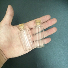 28*65*12.5mm 25ml Clear Glass Bottles With Cork Small Transparent Mini Empty Bottle Glass Vials Jars 24pcs Free Shipping 2024 - buy cheap
