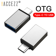 ! Адаптер ACCEZZ Type C USB-C к USB 3,0, кабель OTG для Samsung S9 Note 8 Huawei Mate 9 P20 Xiaomi, разъем для синхронизации данных 2024 - купить недорого