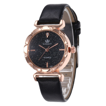 Dropshipping Luxury Women Watches Leather Starry Sky Female Clock Quartz Wristwatch Fashion Ladies Wrist Watch Zegarek Damski 2024 - купить недорого