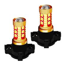 2pcs White Yellow Amber PY24W 5200s 3030 LED Bulb Auto Front Turn Signal Light Rear Direction Indicator Lamp Car Light Source 2X 2024 - buy cheap