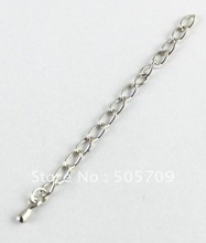 100pcs white gold plated extention chain #20644-7CM 2024 - buy cheap