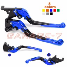 Alavanca de freio para motocicleta, dobrável e extensível, cnc, para yamaha fzs1000 fazer fz1 fzs1 fzr400 rr, recipiente trx 850 2024 - compre barato