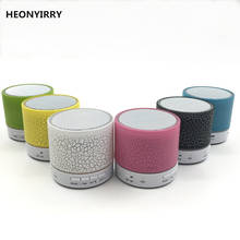 HEONYIRRY LED Mini Wireless Bluetooth Speaker TF USB FM Portable Music Loudspeakers Hand-free call For iPhone Phone PC with Mic 2024 - buy cheap