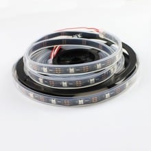 Free Shipping 16M/Lot Tube Waterproof IP67 rgb led strip WS2812 IC 60pixels/M 60IC/M LED Pixel lights flexible ribbon 2024 - buy cheap