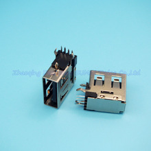 Free shipping 100pcs  AF2.0 USB Jack female socket 2.0 USB Port Connector Side insert short type H14.0 2024 - buy cheap