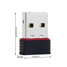 Adaptador inalámbrico USB 150 de 2,0 Mbps, tarjeta LAN de red, 802,11 ngb, Ralink MT7601, T3LB 2024 - compra barato