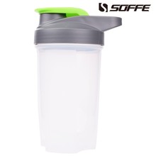 Soffe Frosetd шейкер для протеина, пластиковая Спортивная бутылка для воды, 500 мл, без БФА, с крышкой, Handgirp, бутылки для напитков для велосипеда 2024 - купить недорого