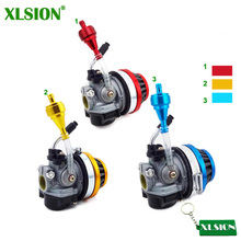 XLSION Racing-carburador con filtro de aire de 59mm, accesorio con filtro de combustible para bicicleta motorizada de 2 tiempos, 49cc, 50cc, 60cc, 66 y 80cc 2024 - compra barato