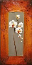 Hand Painted Oil Painting The Heart Of Orchid-Floral Oil Painting Wall Art-Modern Oil Painting On Canvas Art Wall Decor 2024 - buy cheap