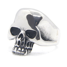 Support Dropship Size 7-14 New Design Small Skull Ring 316L Stainless Steel Fashion Jewelry Cool Skull Ring 2024 - buy cheap