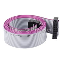 10pcs FC-16P 16 Pins 2.54mm Pitch 20cm JTAG AVR Download Cable Wire Connector Gray Flat Ribbon Data Cable 2024 - buy cheap