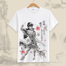 Camisetas de Manga corta de Anime, camisa de Manga K Project con tinta y pintura de lavado, estilo chino, varios estilos, Cosplay 2024 - compra barato