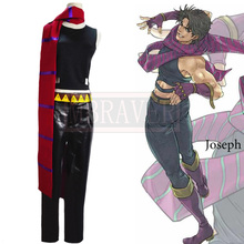 Disfraz de JoJo's Bizarre Adventure, disfraz de José Joestar, uniforme de Halloween, traje personalizado de cualquier tamaño 2024 - compra barato