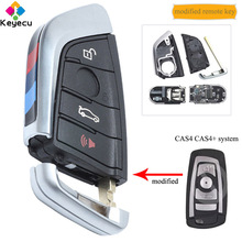 KEYECU CAS4 CAS4+ Modified Remote Key With 4 Button & 315MHz/ 433MHz/ 868MHz & PCF7945 Chip - FOB for BMW 5 7 Series F Chassis 2024 - buy cheap
