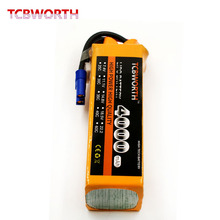 TCBWORTH Batteries 6S 22.2V 4000mAh 25C 35C 60C RC LiPo battery For RC Airplane Helicopter Quadrotor Car boat Truck RC battery 2024 - buy cheap
