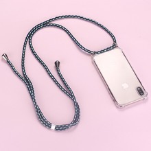 Ремешок, шнур, цепочка для телефона, для девочки, ожерелье, ремешок, мобильный чехол для телефона, для переноски, чехол, чтобы повесить для iPhone 11 Pro XS Max XR X 7Plus 8Plus 2024 - купить недорого
