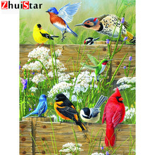 Full Square Drill Diamond Embroidery Birds Cross Stitch Diamond Painting Animals 5D DIY Mosaic Decoration Home XY1 2024 - buy cheap