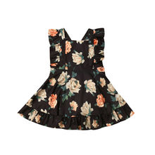 New Toddler Kid Baby Girl Clothes Flower Ruffle Princess Tutu Dress Summer Dress 2024 - buy cheap
