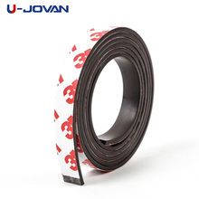 1 Meter 10*2 mm self Adhesive Flexible Magnetic Strip 3M Rubber Magnet Tape width 10mm thickness 2mm 2024 - buy cheap