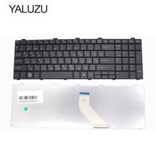 Русская клавиатура YALUZU для Fujitsu Lifebook A530 A531 AH530 AH531 AH502 NH751 RU, черная клавиатура для ноутбука 2024 - купить недорого
