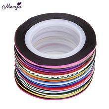Nail Art Rolls Gold Silver Wire Striping Tape Line 3D DIY Nail Stickers for Manicure Decals 2024 - buy cheap